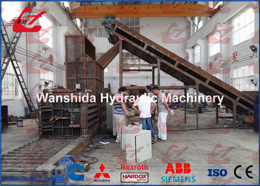 Otomatik Atık Kağıt Balya Makinesi Manuel Besleme Konveyörü ile Belting Y82W-125