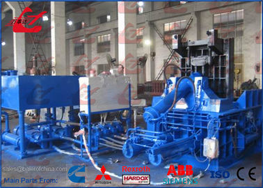 Alüminyum Pirinç Çelik Balya Baskı Makinesi, PLC Kontrolü Hurda Metal Geri Dönüşüm Makinesi