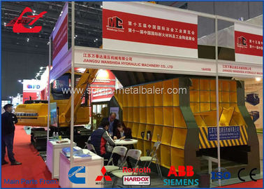 satın al Mitsubishi / Siemens PLC ile Otomatik Hidrolik Hurda Metal Kesme Yatay Metal Kesme online manufacture