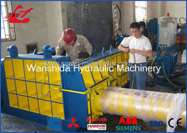 satın al Tam Otomatik PLC Çelik Borular Atık Alüminyum Hurda Metal Balya Makineleri 250x250mm online manufacture