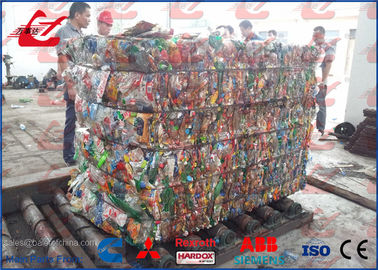 Yatay Balya Makinası Hidrolik Atık Plastik PET Şişe Balya Sıkacağı