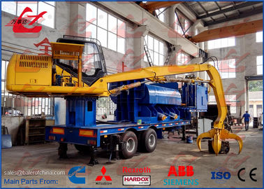 Atık Araç Gövdeleri İçin Taşınabilir Metal Hurda Toplama Makinesi Otomatik Besleme / Boşalma