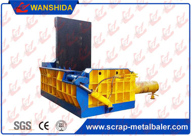 Sarı Yatay Hurda Metal Balya Makinası / Otomatik Kontrol Hidrolik Hurda Balya Makinası 18.5kw ~ 110kw