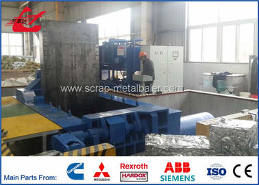 WANSHIDA 250 Ton Hurda Metal Sıkıştırıcı Alüminyum profil Balya Pres Makinesi El valfi kontrolü
