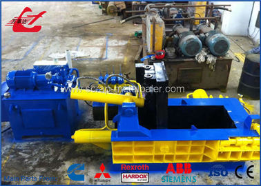 Sarı Yatay Hurda Metal Balya Makinası / Otomatik Kontrol Hidrolik Hurda Balya Makinası 18.5kw ~ 110kw