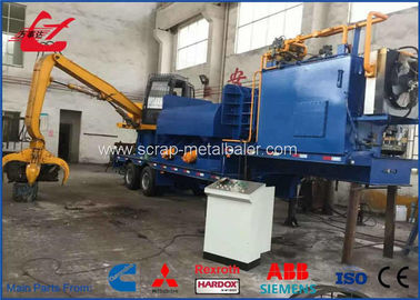 Atık Araç Gövdeleri İçin Taşınabilir Metal Hurda Toplama Makinesi Otomatik Besleme / Boşalma
