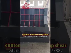 400 tonluk Otomatik Hidrolik metal hurda kesme konteyneri türü
