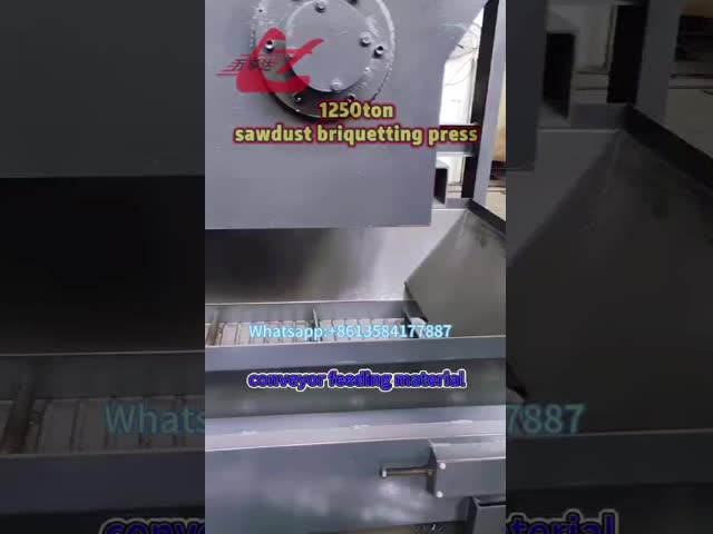 WANSHIDA 1250ton Aluminum/copper/metal/cast iron chips sawdust briquetting press machine