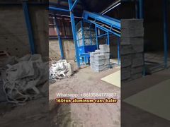 160ton Alüminyum kutular balyalama pres balya makinesi